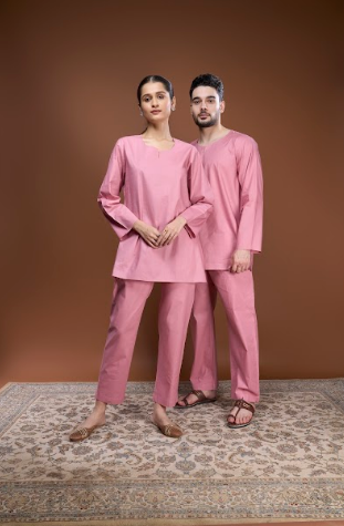 Red Sandalwood-Infused Sleepwear Set